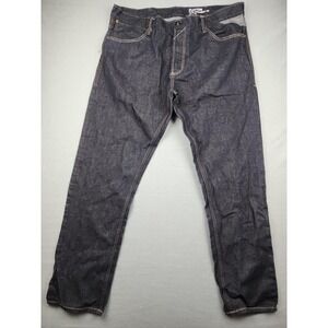 Sean John Clayton Jeans Men 40x32 Dark Blue Slim Straight Denim HipHop Baggy Y2K